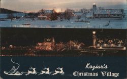 Koziar's Christmas Village, Greatest Christmas Display U.S.A. Postcard