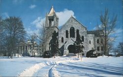 Ursinus College Bomberger & Freeland Halls, Winter Postcard