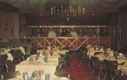The Embers Restaurant & Cocktail Lounge Dining Room Postcard