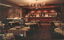Embers Restaurant, Quality Court Motel, Carlisle PA Postcard