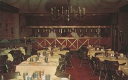 The Embers Restaurant & Cocktail Lounge Interior Postcard