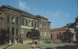 HIGH SCHOOL, Beaver, PA - Auditorium & Old Beaver College Postcard