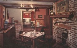 The Coach Room Restaurant Interior, Bedford, PA Postcard