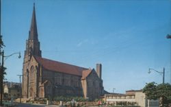 SAINT PAUL'S ROMAN CATHOLIC CHURCH & RECTORY Postcard