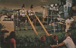 Bavarian Summer Festival, Alphorns, Barnesville, PA Postcard