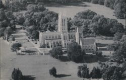 Cathedral Church of Bryn Athyn, PA, Aerial View Postcard