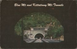Blue Mt. & Kittatinny Mt. Tunnels, Pennsylvania Turnpike Postcard