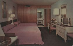 Holiday Inn Lancaster PA - Hotel Room Interior Postcard