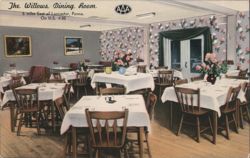 The Willows Dining Room, Hotel, Restaurant & Cottages Postcard