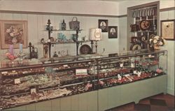Conestoga Motor Inn Gift Shop Jewelry Display Postcard