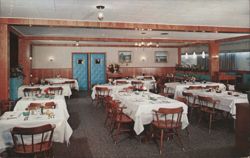 The Willows Hotel Restaurant & Cottages Dining Room Postcard