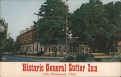 Historic General Sutter Inn, Lititz, Pennsylvania Postcard
