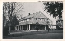 Friends Meeting House, Langhorne, Pennsylvania Postcard
