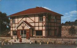 Sciota Craft Shop Gifts - Tudor Style Building Postcard