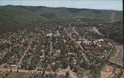 Aerial Emporium, PA, State Routes 120, 46 & 155 Postcard