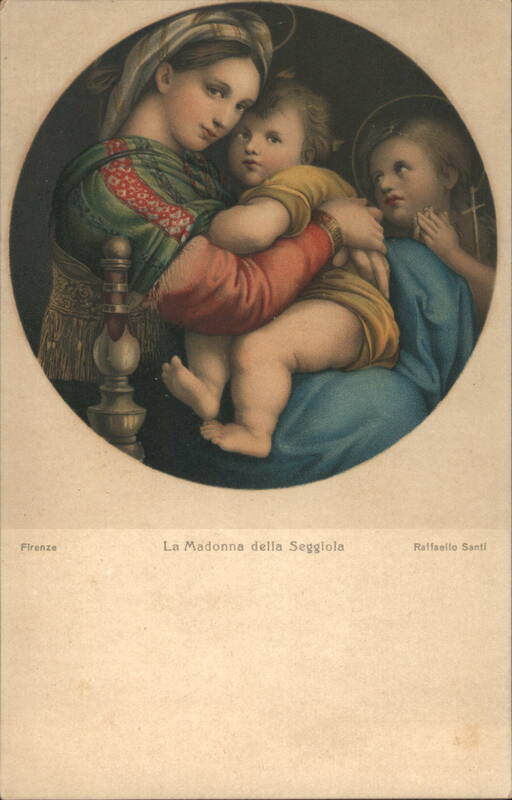 Raphael's Madonna della Seggiola Painting, Florence