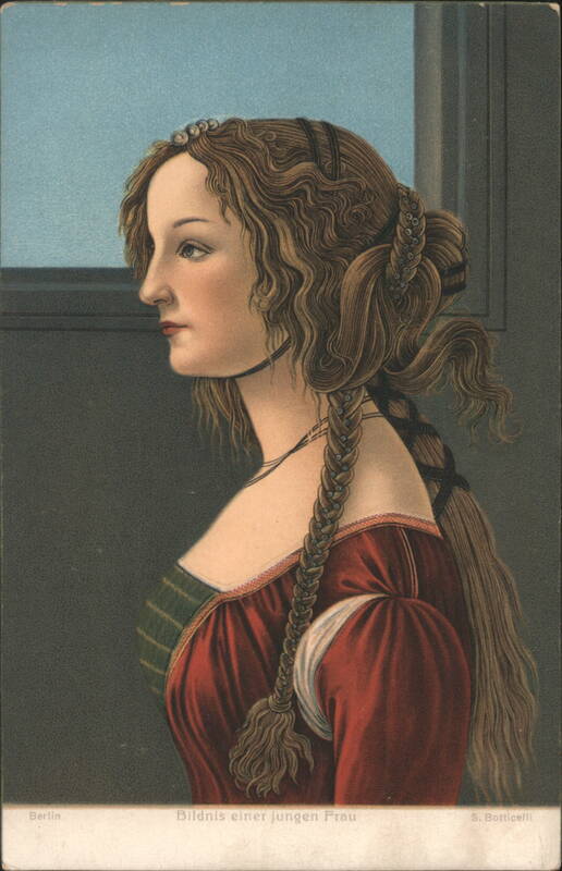 Botticelli's Portrait of a Young Woman with Braided Hair