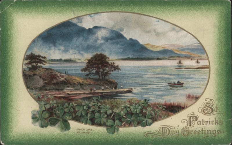 St. Patrick's Day Greetings, Lower Lake Killarney, Ireland Scenic View