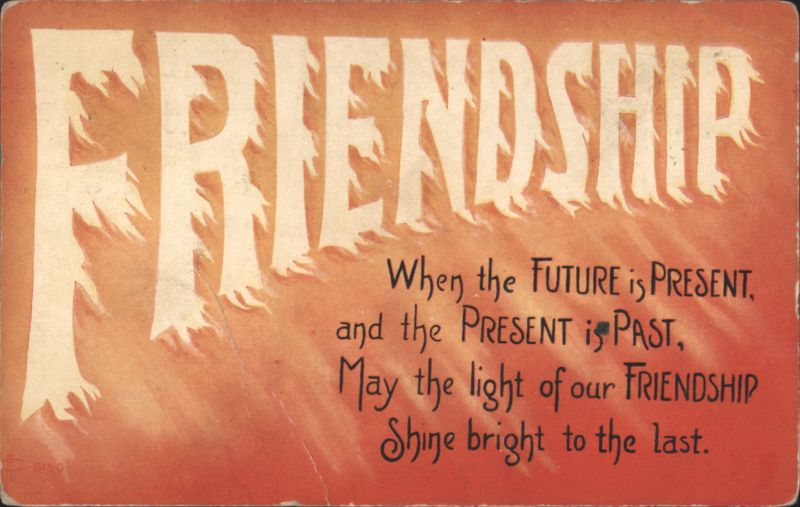 Friendship Poem with Stylized Letters Poems & Poets