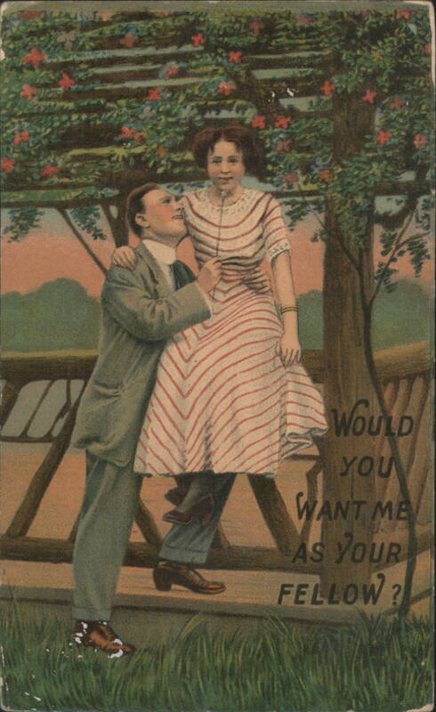 Man Asks Woman 'Would you Want me AS your FELLOW?' under a tree