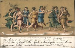 Giulio Romano's The Dance of Apollo with the Muses, Firenze Postcard