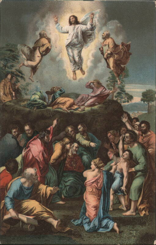 The Transfiguration by Raphael, Jesus Christ and Disciples