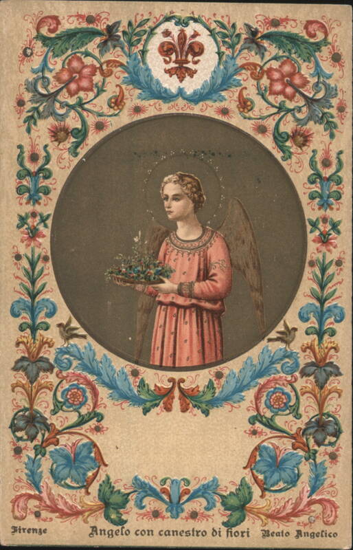 Angel with Basket of Flowers by Beato Angelico, Florence