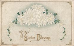 An Easter Blessing White Flowers Olympia WA 1911 Postcard