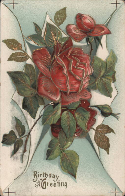 Red Roses Birthday Greeting