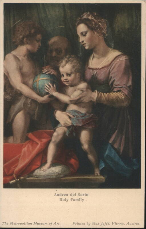 Andrea del Sarto, Holy Family with Madonna, Child Jesus, and Angel
