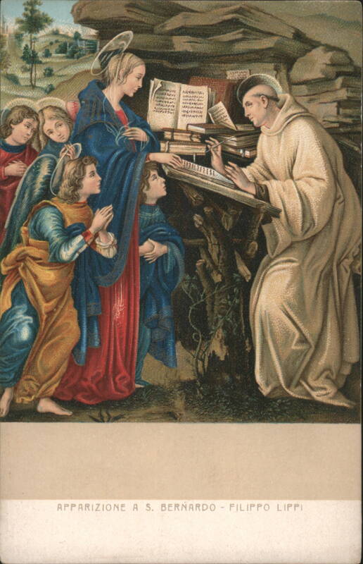 Apparition to Saint Bernard by Filippo Lippi Religious Art
