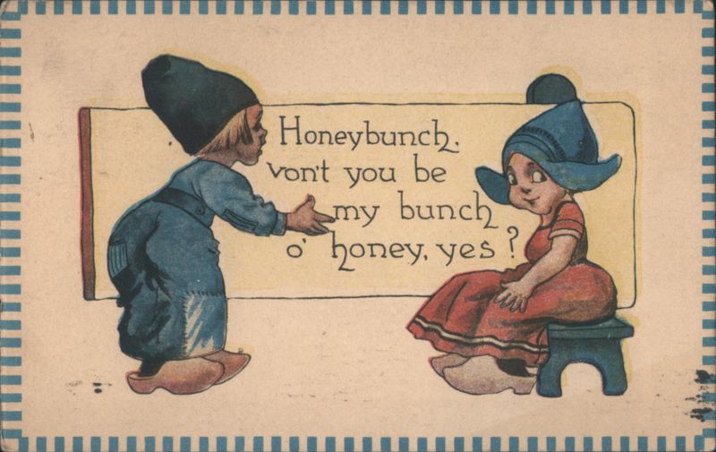 Dutch Children 'Honeybunch' Greeting