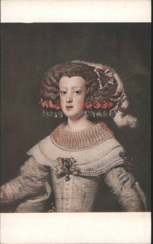 Portrait of Infanta Maria-Theresa, Future Queen of France, by Velasquez