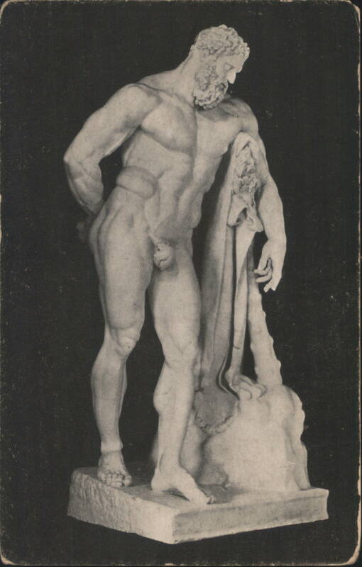 Hercules Sculpture by Felix Lecomte, Art Institute of Chicago