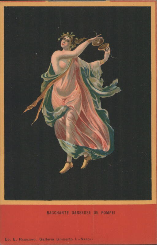 Bacchante Dancer of Pompeii with Cymbals, E. Ragozino