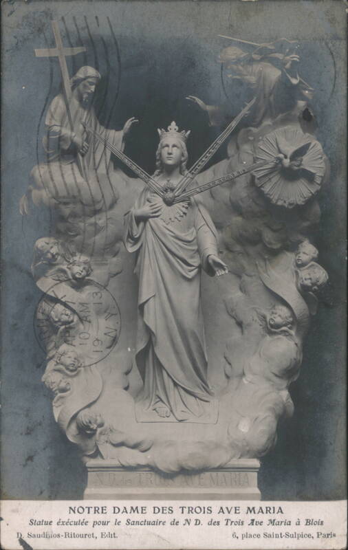 Notre Dame des Trois Ave Maria Statue, Blois, France
