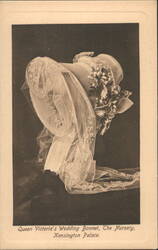 Queen Victoria's Wedding Bonnet, The Nursery, Kensington Palace Postcard