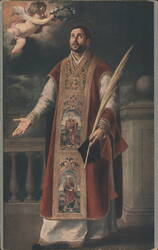 Saint Rodriguez by Bartolomé Esteban Murillo Postcard