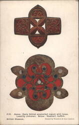Early British Enamelled Mounts from the British Museum Postcard
