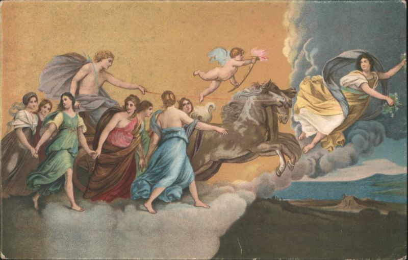 Guido Reni's L'Aurora: Goddess of Dawn, Cherub, and Horse-Drawn Chariot