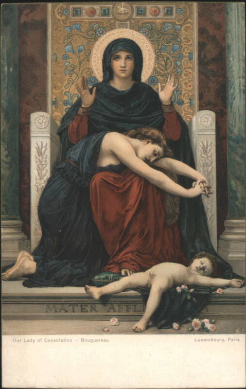 Our Lady of Consolation, Mater Afflicta, Bouguereau Religious Art