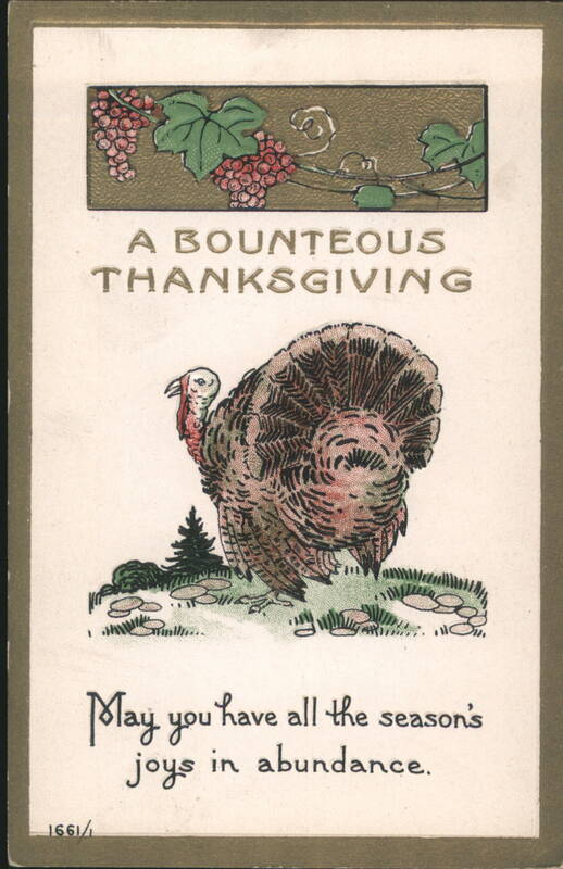A Bounteous Thanksgiving: Turkey, Grapes & Season's Joys