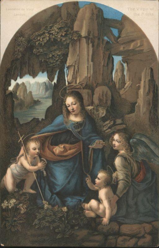 Leonardo da Vinci's The Virgin of the Rocks Painting