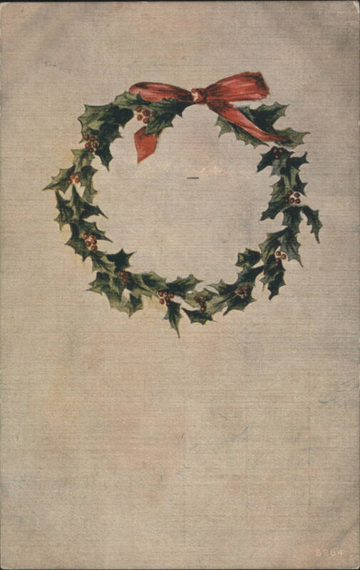 Christmas Holly Wreath with Red Bow New Philadelphia Ohio