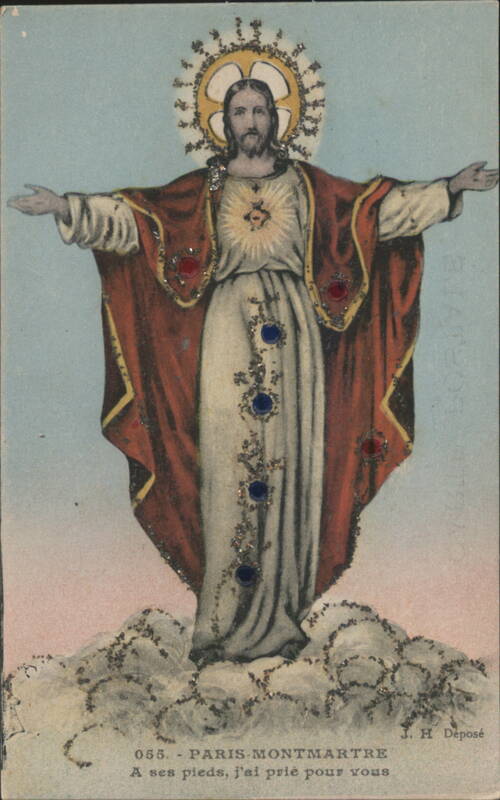 Jesus Christ Sacred Heart, Montmartre Prayer Paris France