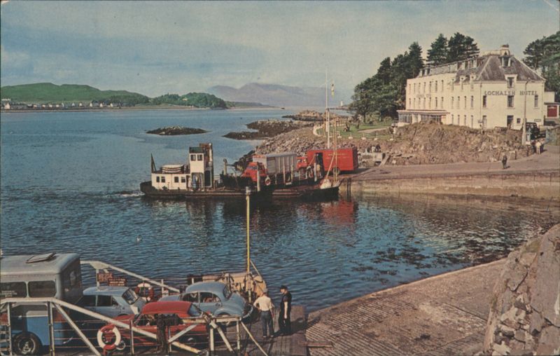 Car Ferry & Lochalsh Hotel, Kyle-of-Lochalsh, Scotland