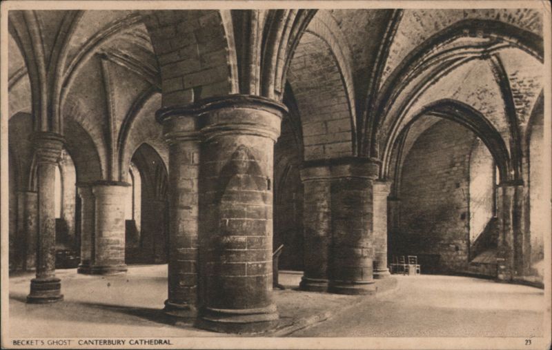Becket's Ghost, Canterbury Cathedral England Kent