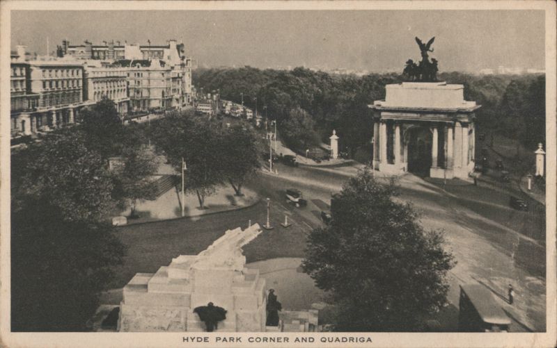 Hyde Park Corner and Quadriga, London United Kingdom