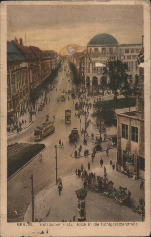 Potsdamer Platz, Königgrätzerstraße View Berlin Germany
