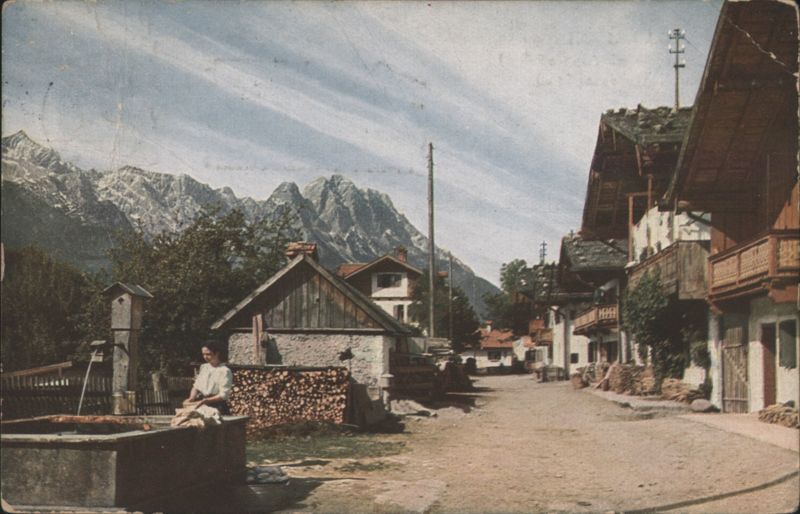 GARMISCH Frühlingsstraße, Alp & Zugspitze, Winter-Olympia 1936 Garmisch-Partenkirchen Germany
